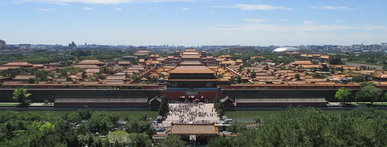 北京景山 / 故宫标志性晚霞摄影景观