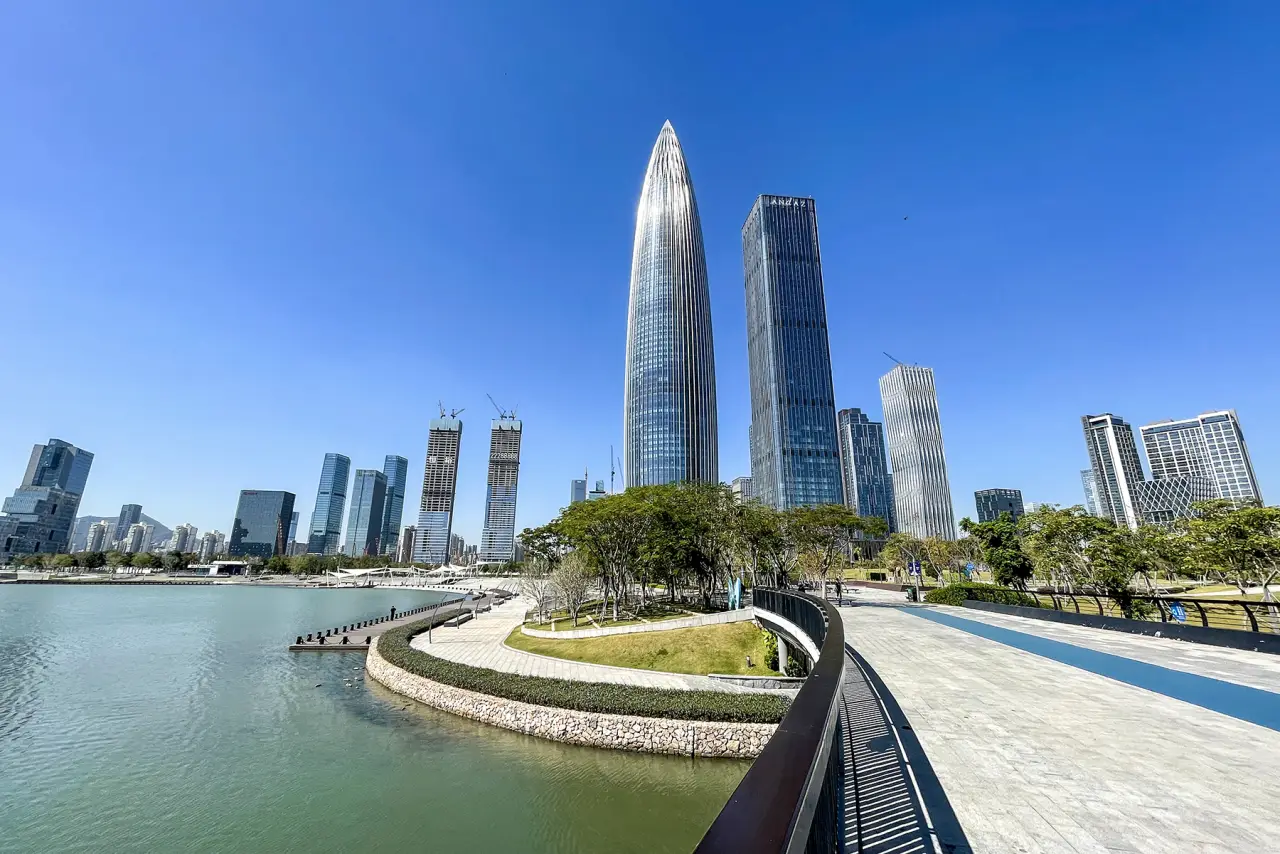 深圳人才公园 / 深圳湾标志性晚霞摄影景观